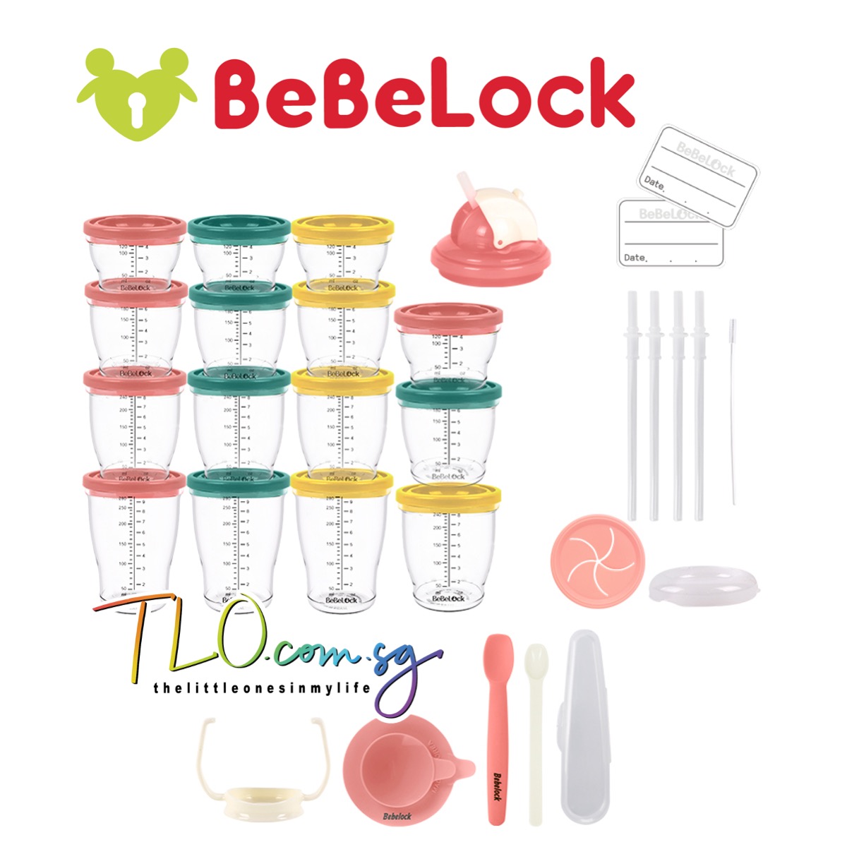 BeBeLock Alpha Airtight Baby Food Container Gift Set