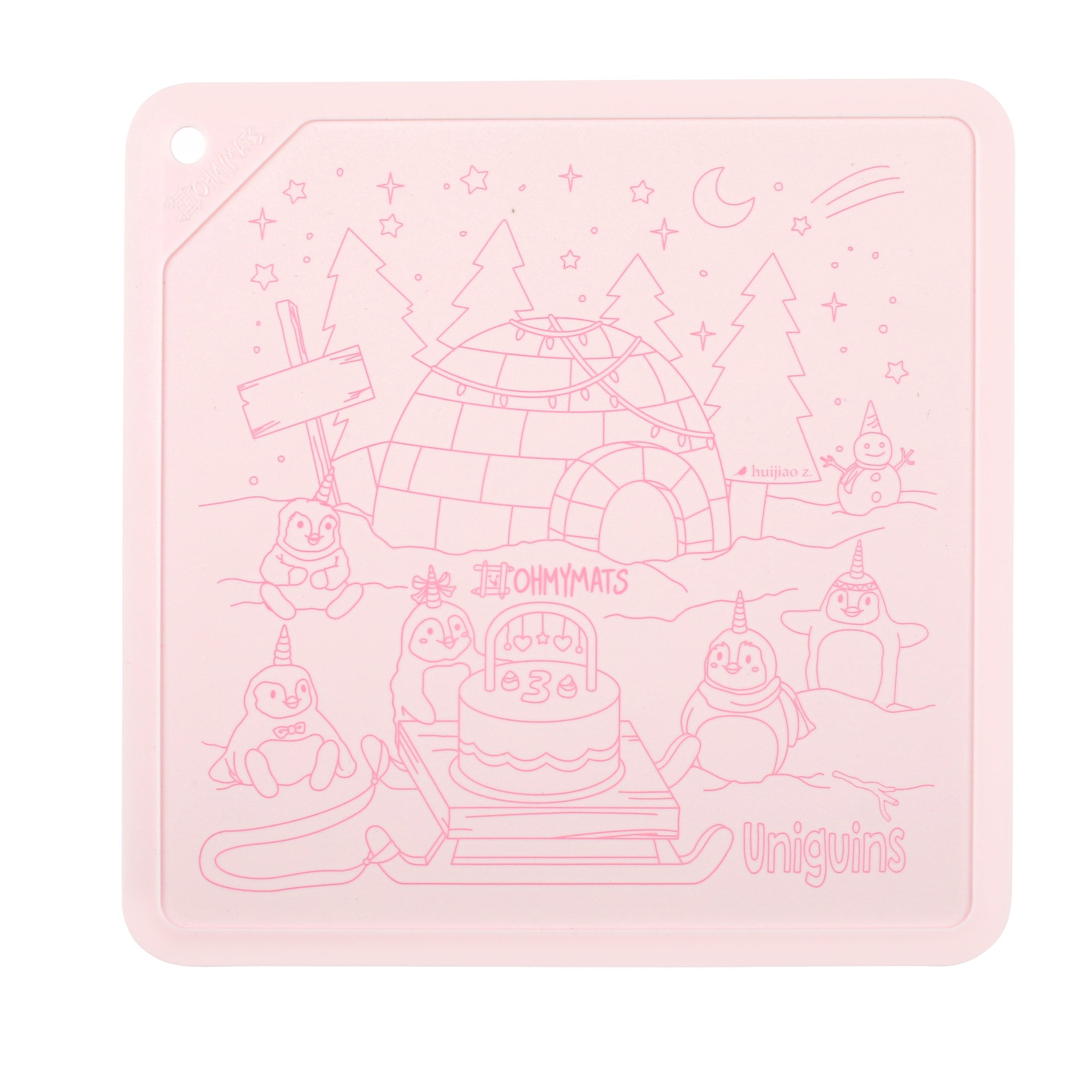 #ohmymats Square Mats - The Pink Series - Uniguins