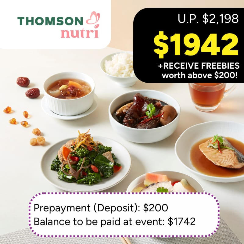 *Deposit First* Thomson Nutri 28-Day Lunch & Dinner + FREE GIFT