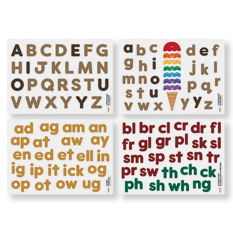 Toppingskids TOKI Alphabet Magnet (Bundle of 4)