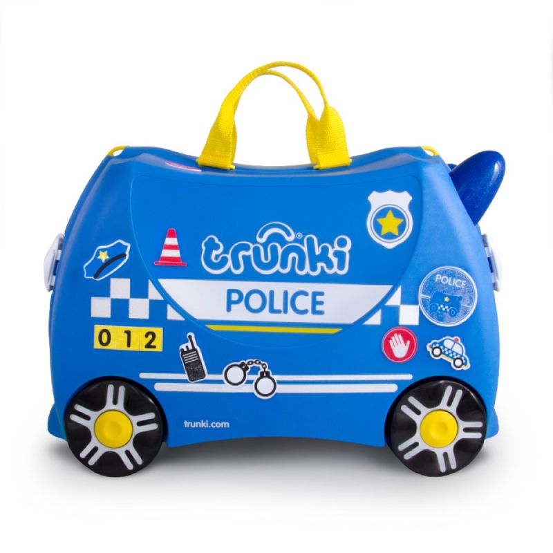 Trunki Ride-On Luggage - Percy Police Car