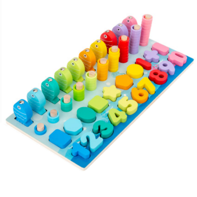 The Toy Factory 5 in1 Montessori Puzzle Board