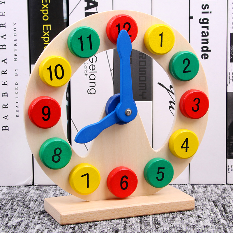 The Toy Factory Educational Wooden Clock Toy