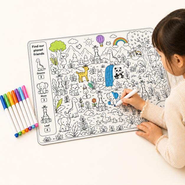 TravelTod Reusable Coloring Playmat