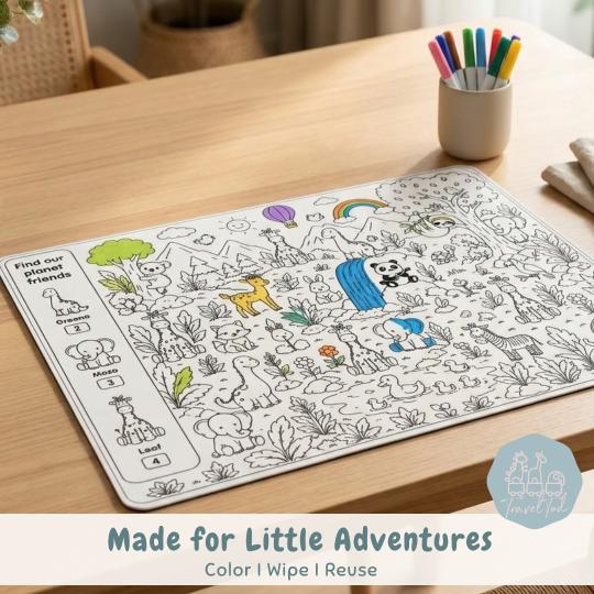 TravelTod Reusable Coloring Playmat