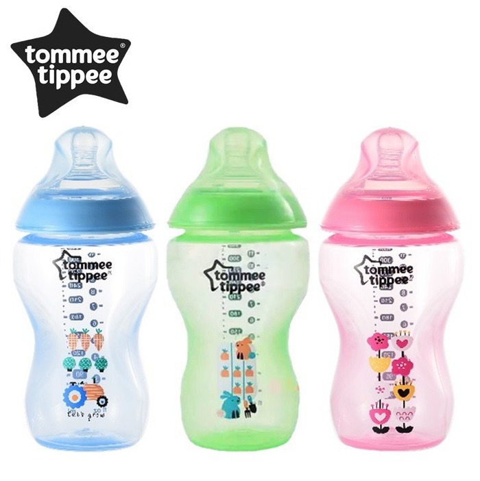 baby-fair Tommee Tippee Closer to Nature BPA Free Tinted Bottle 340ml (Blue / Pink / Green)