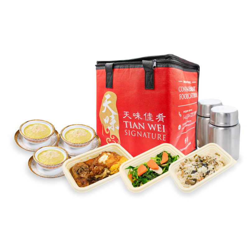 Tian Wei Signature 28 Days Double Confinement Meal Package (Lunch & Dinner) *Deposit First*