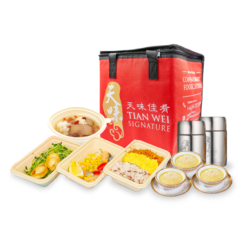 Tian Wei Signature 40 Days Double Confinement Meal Package (Lunch & Dinner) *Deposit First*