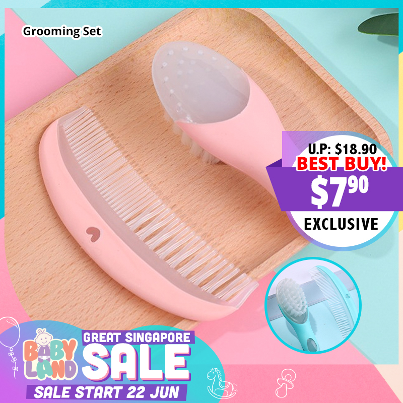 Baby Grooming Set (Comb + Brush)