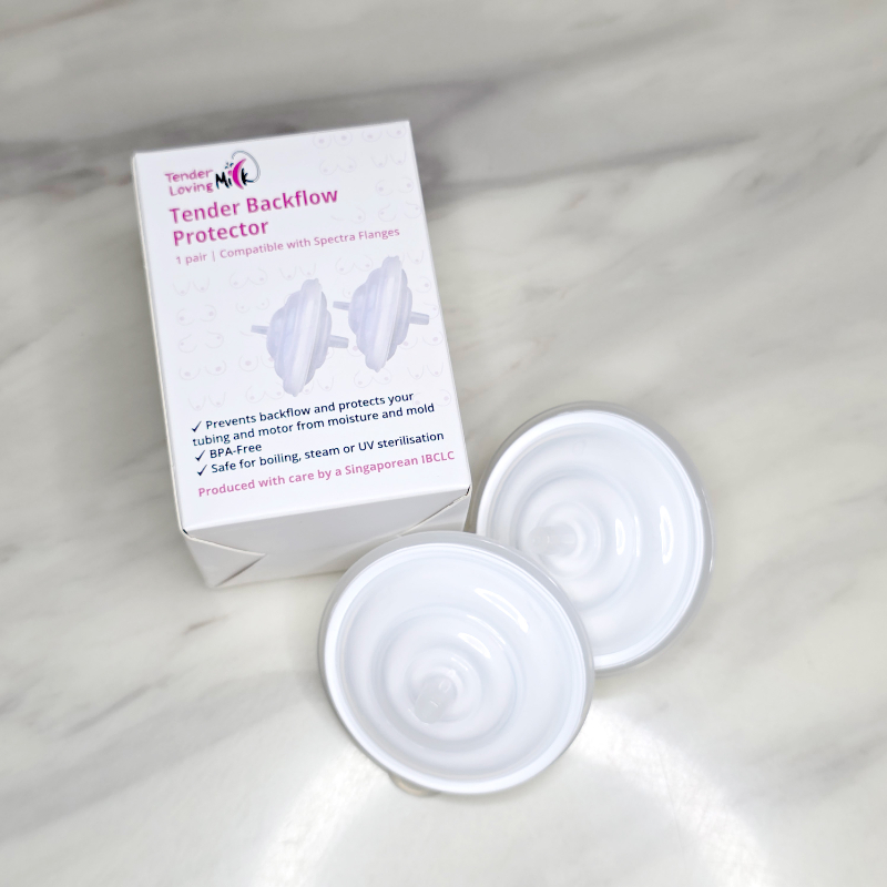 Tender Loving Milk Tender Backflow Protectors for Spectra or Cimilre Breast Pump (2-pieces)