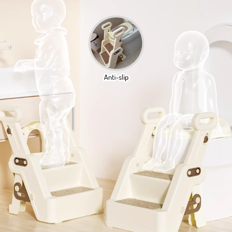 The Toy Factory 2-in-1 Portable Baby step stool and toilet seat