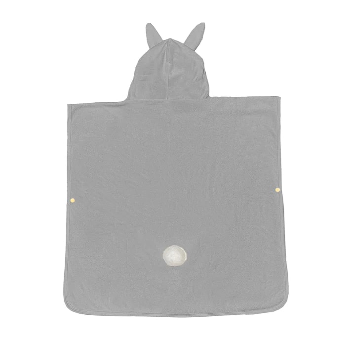 The Cotton Tale Organic Bamboo Bunny Hooded Poncho