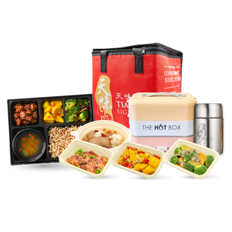 Tian Wei Signature 28 Days Double Confinement Meal Package (Lunch & Dinner) + 7 Days Single Daddy Bento  *Deposit First*