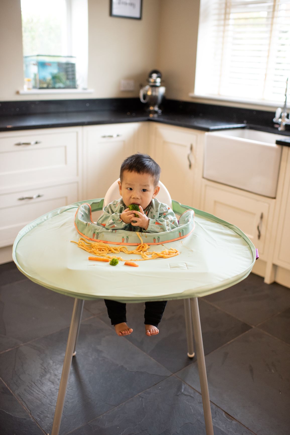 Tidy Tot Bib & Tray Weaning Kit for Baby Led Weaning Feeding Mealtime (6M-2T) 