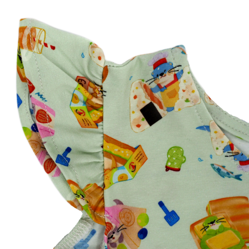The Tiny Otter - Girl's Flutter Sleeve Dress - Otterly Stuffed