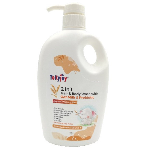 Tollyjoy 2-In-1 Hair and Body Wash 750ml - Assorted