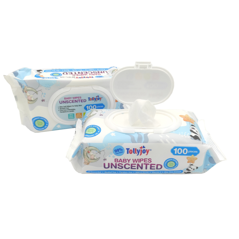Tollyjoy Unscented Wet Wipes