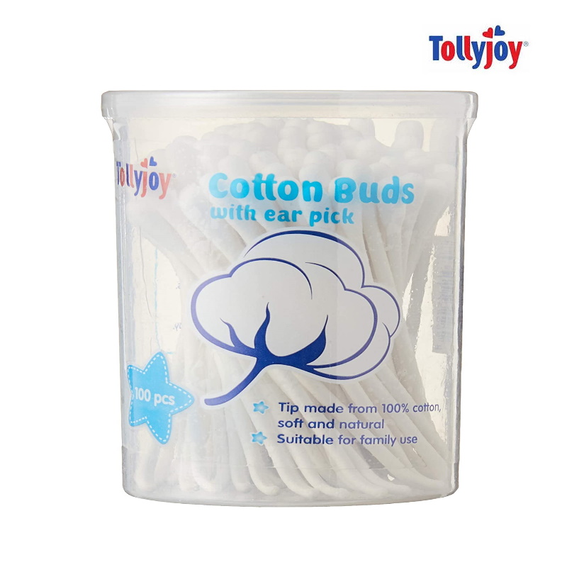 Tollyjoy Cotton Bud with Ear Pick 100stks