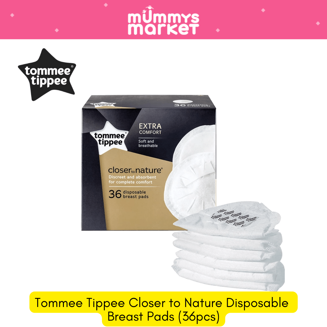 Tommee Tippee Made for Me Super Absorbent Disposable Breast Pads, Large - 42 Pack