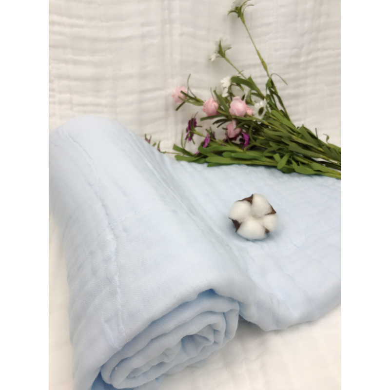 Cotton House Towel Cum Blanket (Blue)