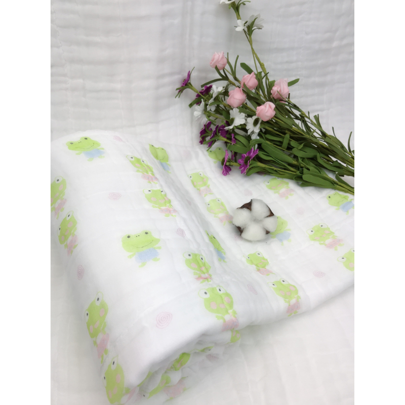 Cotton House Towel Cum Blanket (Frog)