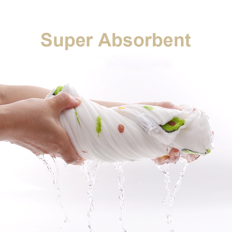 Momobebe 110x110cm 6 Layers Gauze Bath Towel Super Absorbent