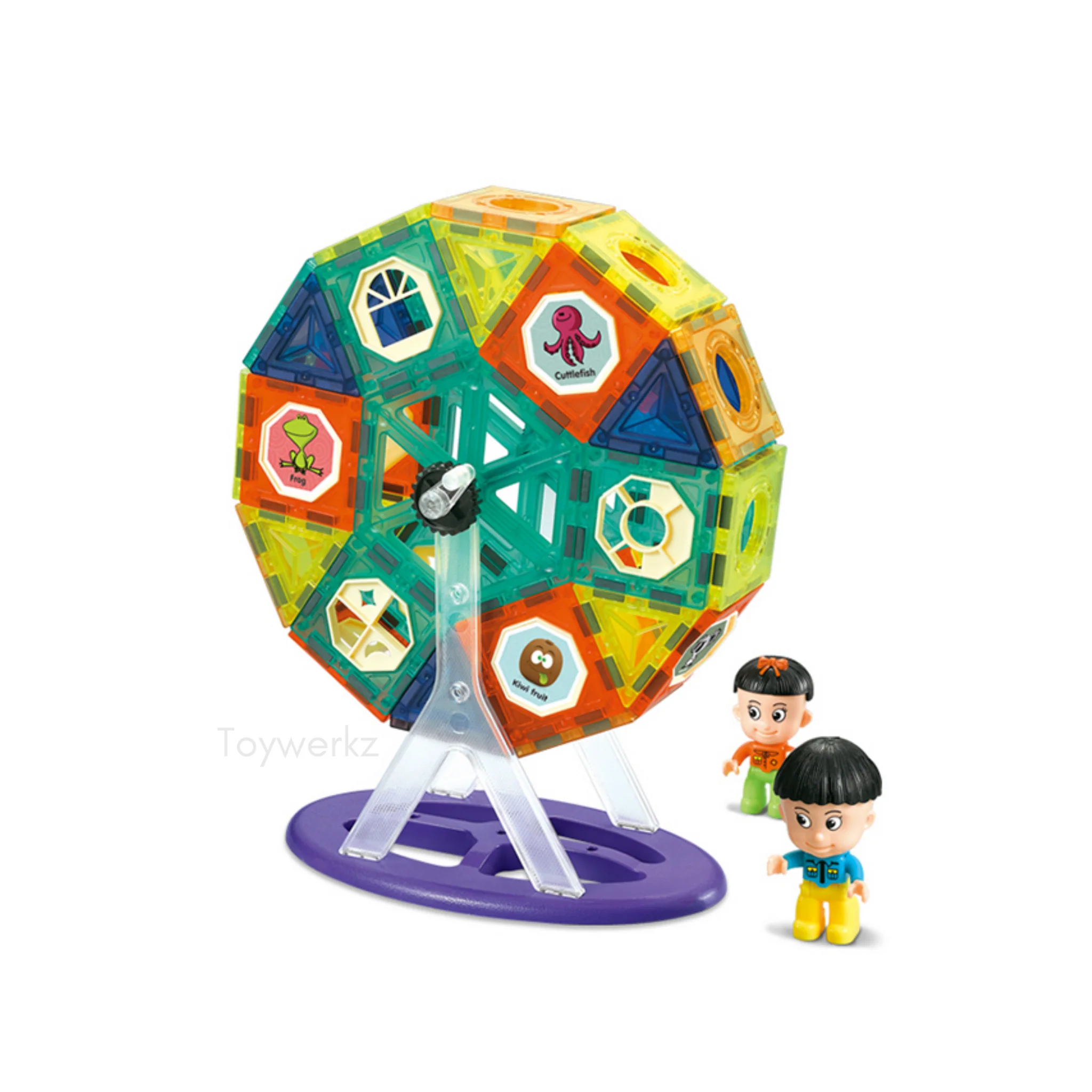 Toywerkz Magic Magnetic Blocks - Ferries Wheel