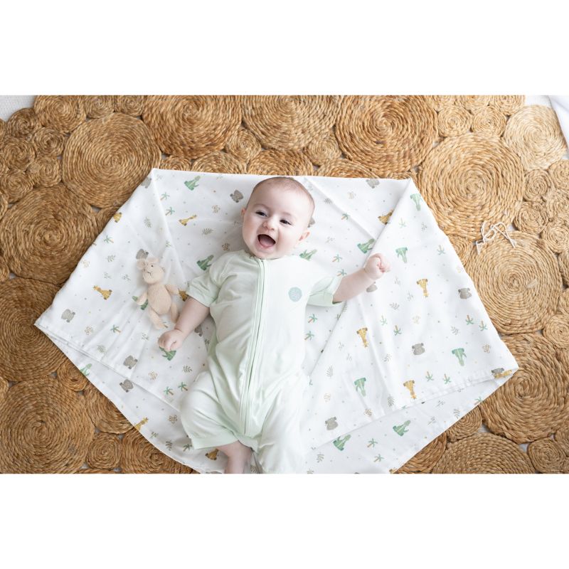 TravelTod Swaddle Blankets (Set of 2) - Stars & Friends