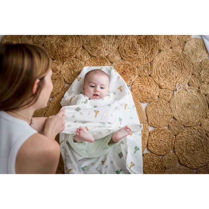 TravelTod Swaddle Blankets (Set of 2) - Stars & Friends