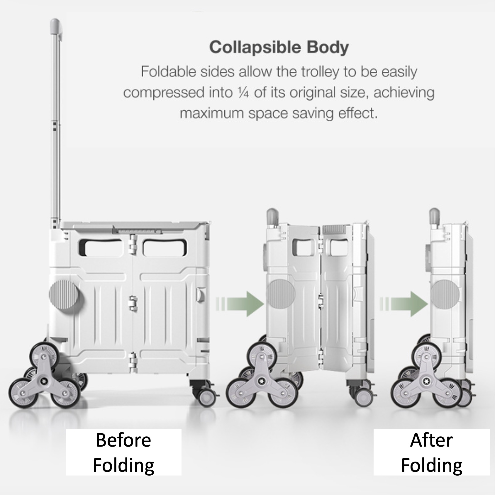 Babylove 75 Litre Foldable Cart / Shopping Trolley