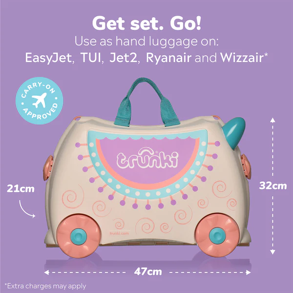 Trunki Ride-On Luggage - Lola the Llama