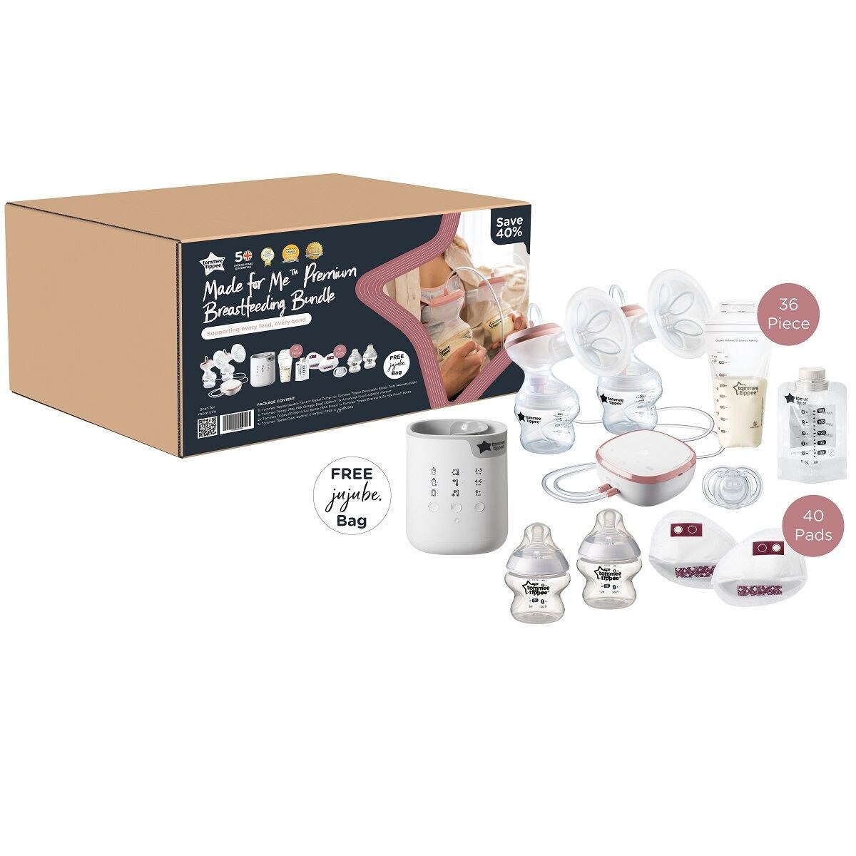 Tommee Tippee Made For Me Premium Breastfeeding Bundle