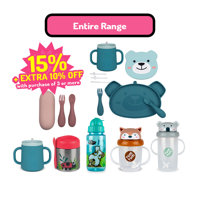 Tum Tum Entire Range 15% + Extra 10% OFF with purchase of 3 or more