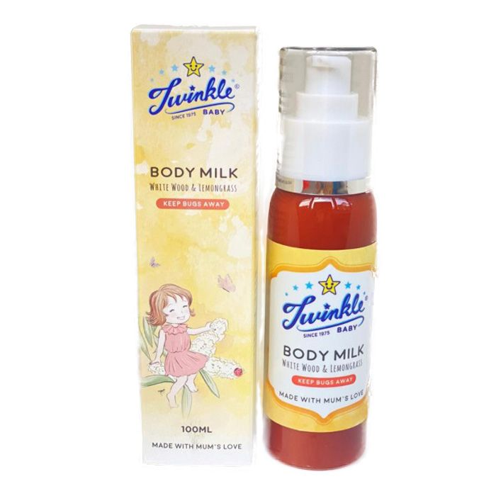 Twinkle Baby Whitewood & Lemongrass Body Milk (100ml)