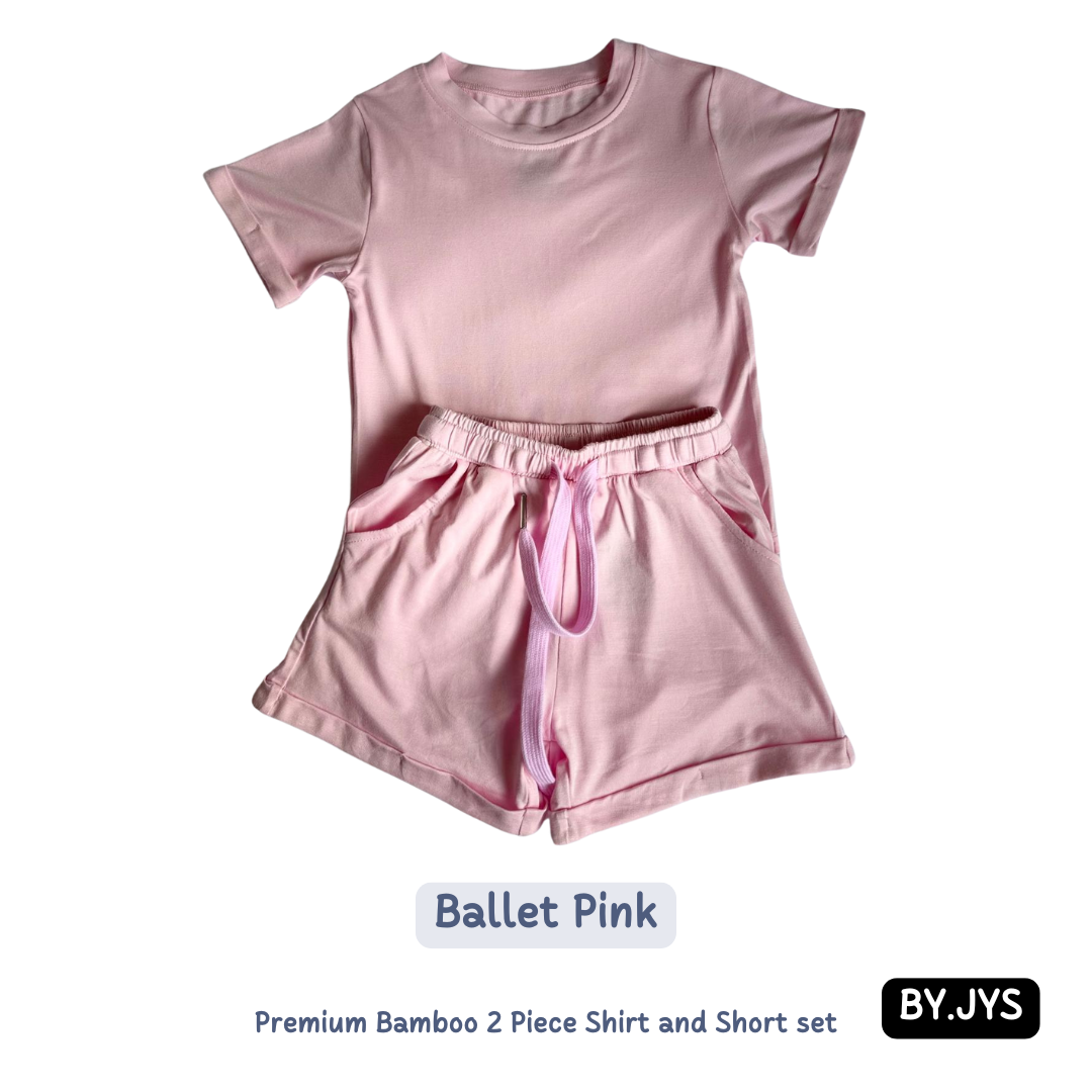 By.Jys Bamboo Two-pieces Set in Ballet Pink (3 to 24 Months)