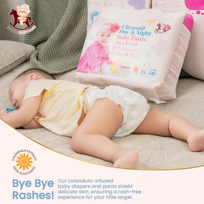 Iconic Babycare Pants Ultrasoft Day & Night Baby