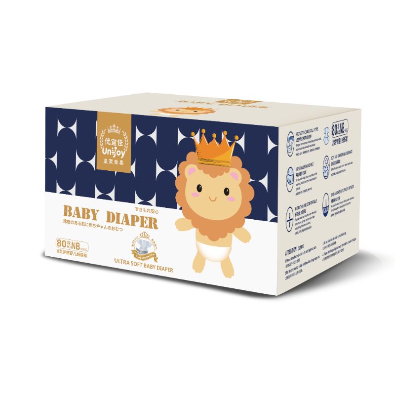 Unijoy Royal Ultra-Soft Newborn Diapers (Tape)