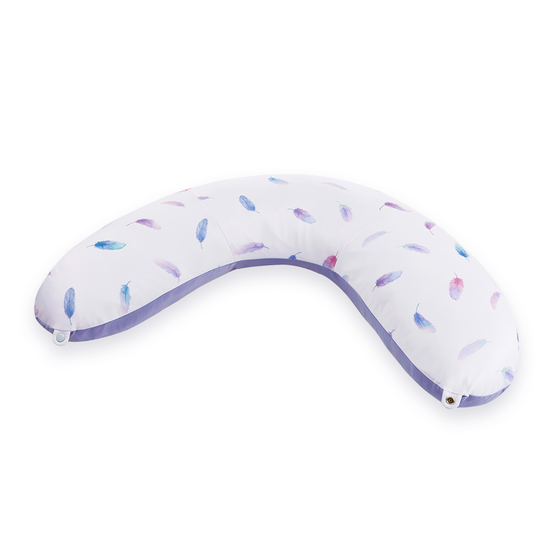 Unilove Hopo Multi-functional Mini Nursing Pillow - Airy Violet Feather