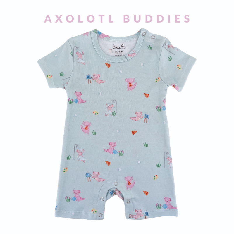 Happyrei Unisex Romper - Axolotl