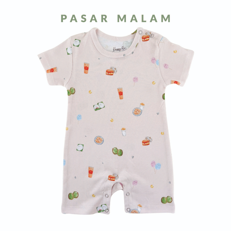 Happyrei Unisex Romper - Pasar Malam