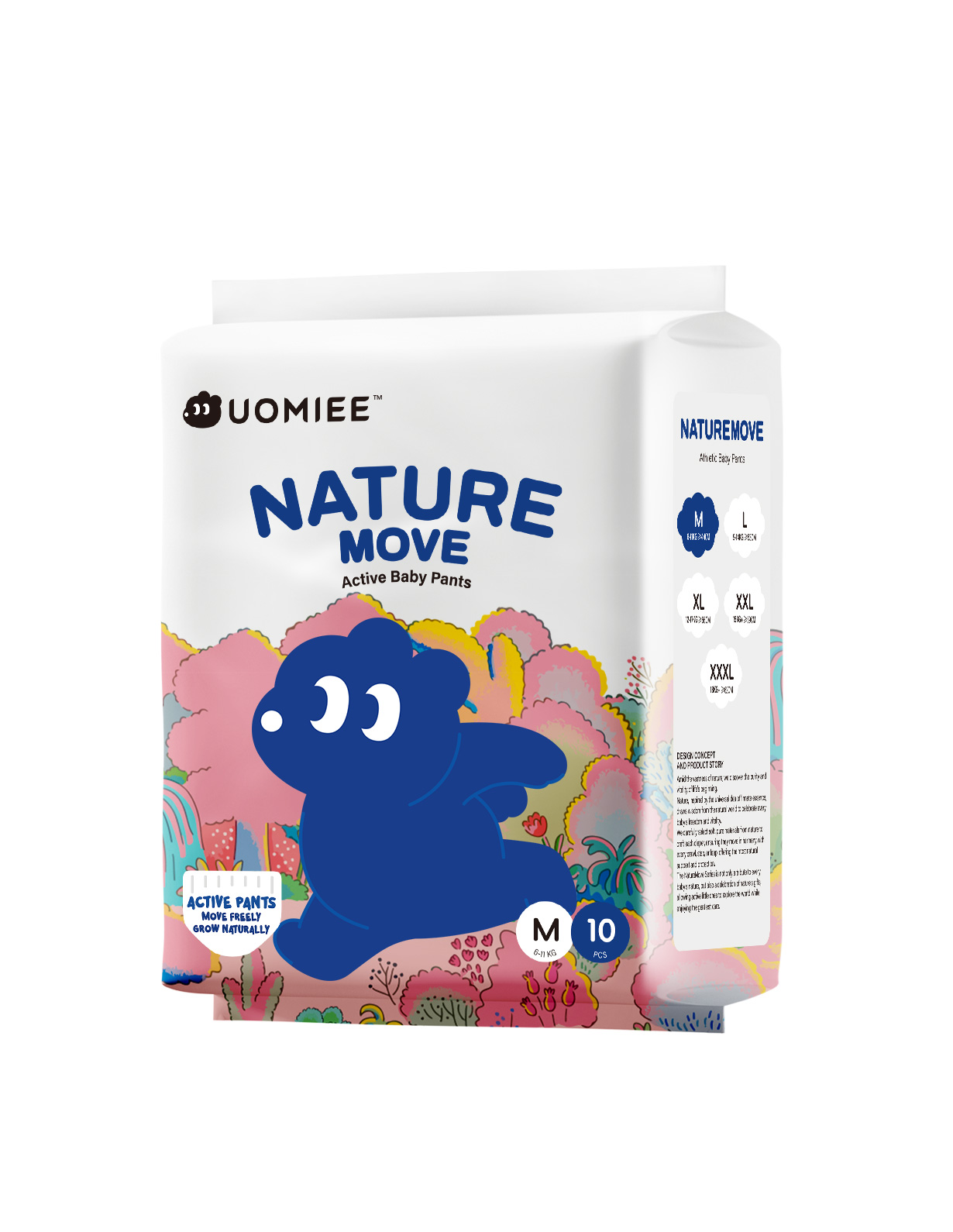 Uomiee Nature Move Diapers Small Packs Pants