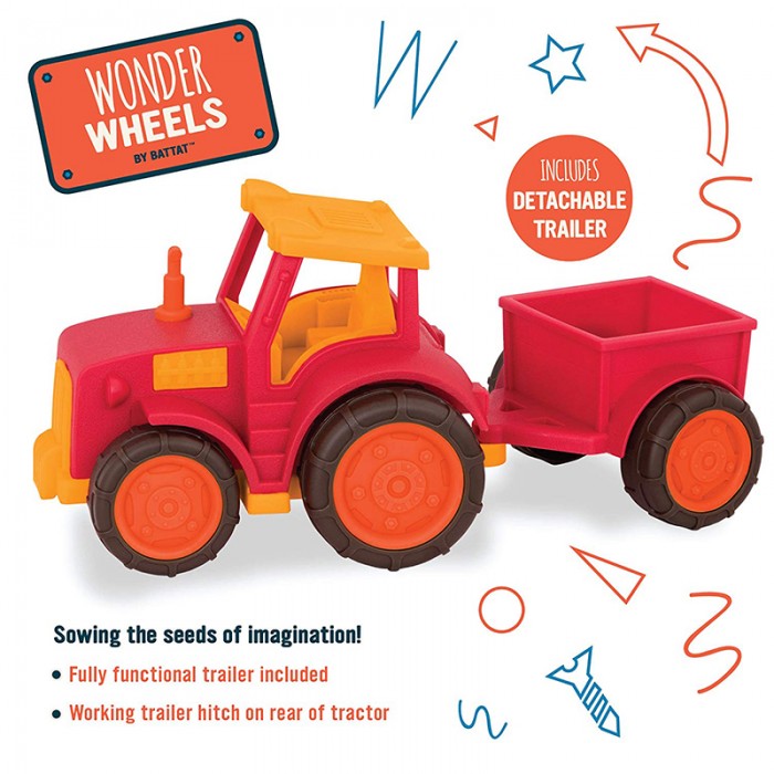 Wonder Wheels Tractor & Trailer