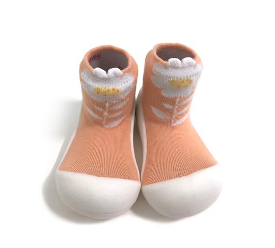 baby-fair Attipas Flower Peach BB Socks Shoe