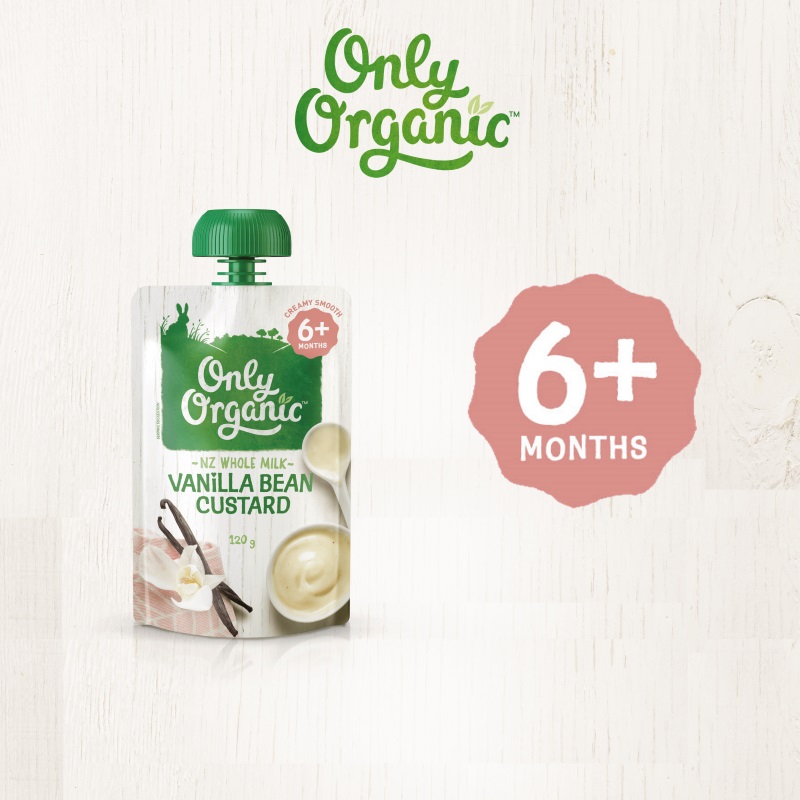 baby-fair Only Organic Vanilla Bean Custard 120G