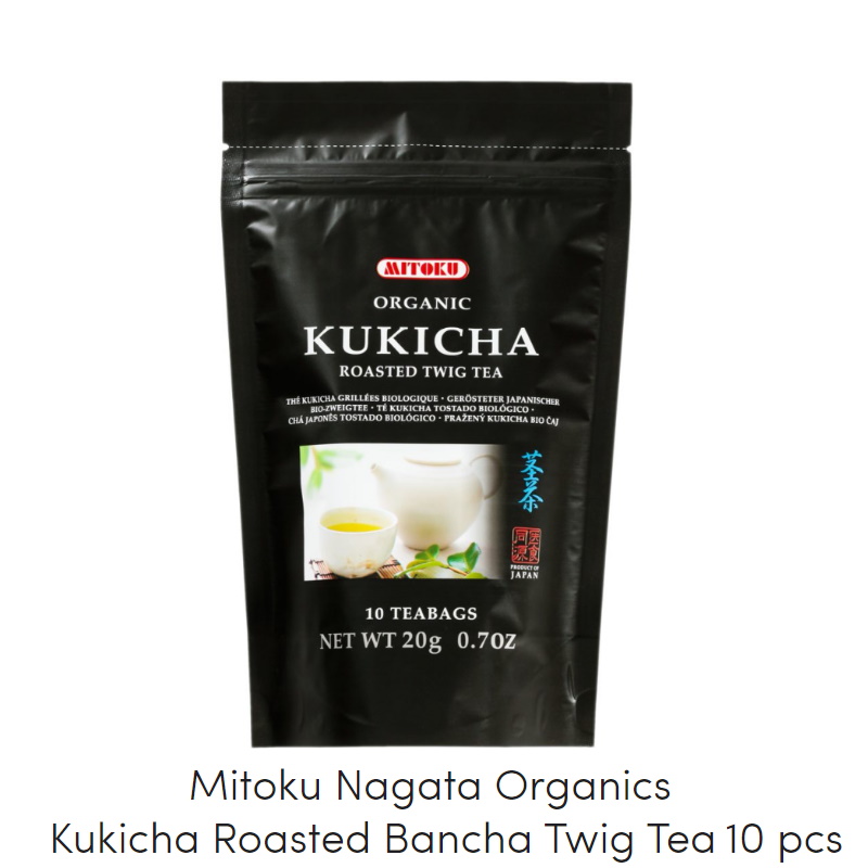 baby-fair Mitoku Nagata Organic Kukicha Roasted Bancha Twig Tea (5 x 10pcs)