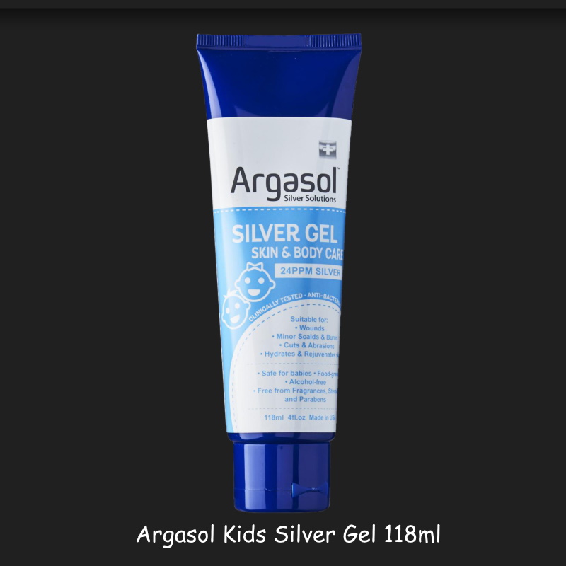 Argasol 24PPM Kids Silver Gel (118ml)