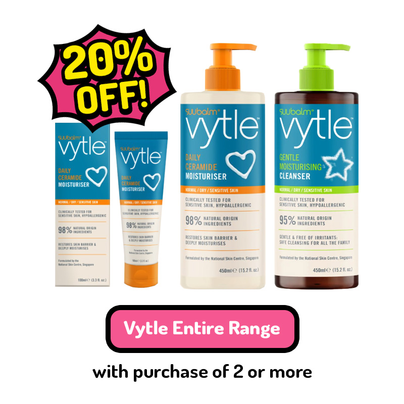 Vytle Entire Range @ 20% OFF (with purchase of 2 or more)