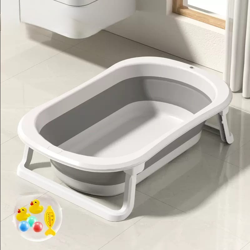 Mummykidz Foldable Bathtub with Jelly Bath Support Stand