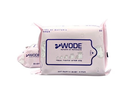 WODE Antiseptic Baby Wipes 20pcs Wipes (ctn)