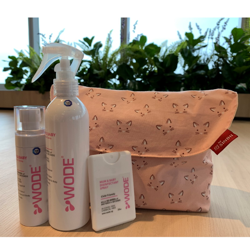 baby-fair WODE Disinfectant spray + SINBII Wetbag + Free 30ml worth $7.90